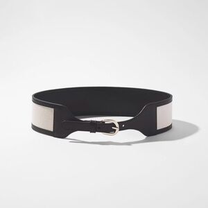 WHBM wide canvas belt